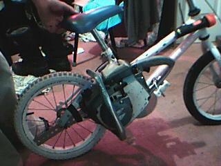 chainsaw bike